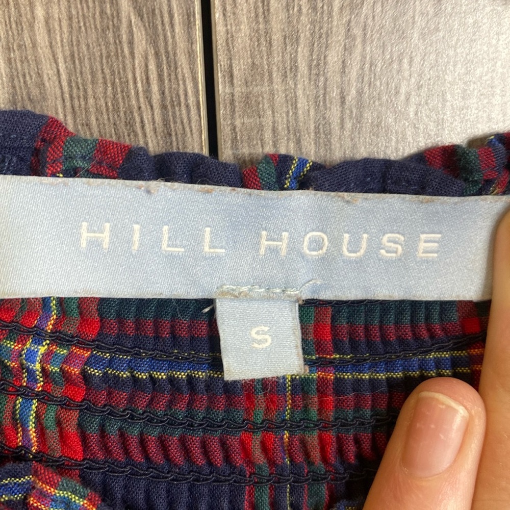 Hill House Home Caroline Navy Tartan Nap Dress Size Small - Picture 3 of 7